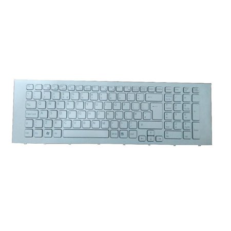 Teclado para Portatil Sony Vaio VPC-Ej Series com Estrutura Branco