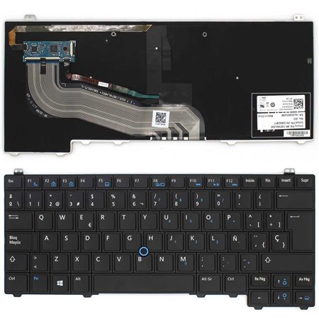 Teclado para Portatil Dell Latitude E5440 Preto Mp-13B76N0J698 Pk130Wq3B17