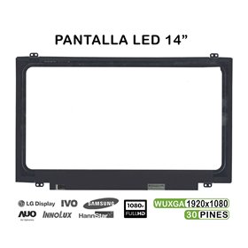 Ecrã LED de 14" para Portatil B140Han02.1 N140Hce-Eaa