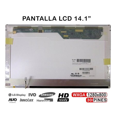 Ecrã LCD de 14.1" para Portatil LTN141W3 30 Pines