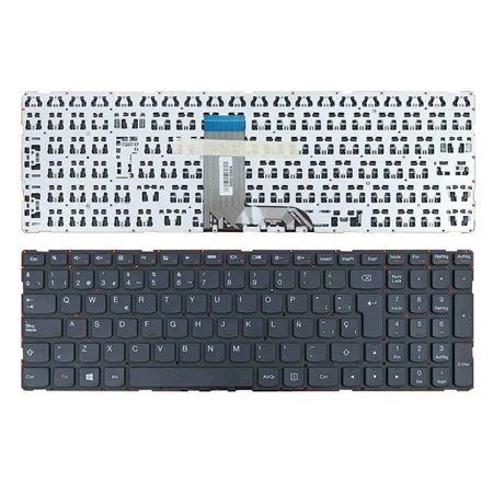 Teclado para Portatil Lenovo IdeaPad Yoga 700-15Isk Preto Win8 Sem Estrutura Sn20K28251 Lcm15H83Us-6861