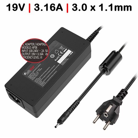 Carregador Portatil Samsung 19V 3.16A 3.0X1.0 mm