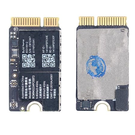 Cartão Wireless AcWiFi e Bluetooth para Portatil MacBook Air A1369 A1465 A1370 A1466 2010-2012