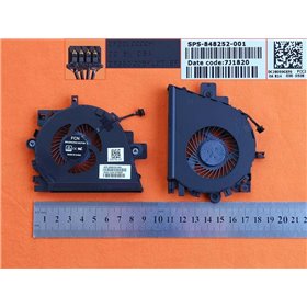 Ventoinha para Portatil HP ZBook 15 G3 VGA Dc28000Gxf0-Fcc2 848252-001 Dfs531005Pl0T