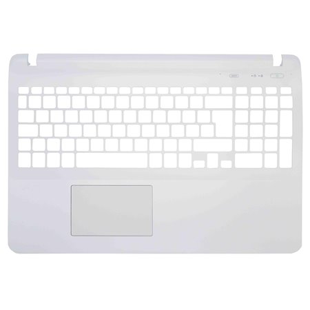 Carcaça Superior Teclado para Portatil Sony Vaio SVF152 Series Branco Intro Grande