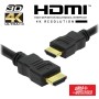 Cabo Hdmi Dourado Macho / Macho 2.2 4K Preto 1M Alpha