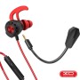 Auscultadores Gaming Hifi C/ Fios Preto/Vermelho Xo