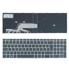 Teclado para Portatil HP ProBook 450 G5 455 G5 470 G5 Preto com Estrutura Prata