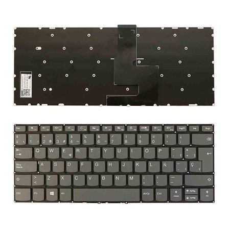 Teclado para Portatil Lenovo IdeaPad 330-14Ikb Cinzento Sem Estrutura