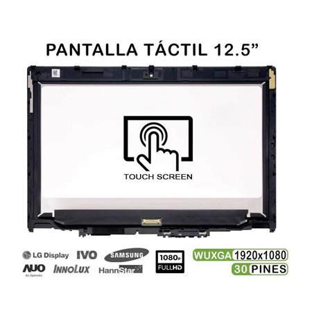 Ecrã LED FHD Tátil de 12.5" para Portatil Lenovo ThinkPad Yoga 260 01Hy617