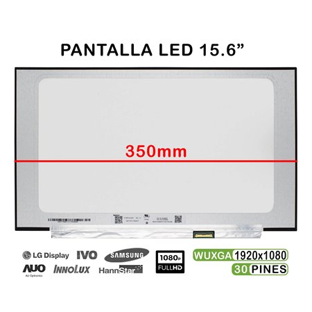 Ecrã LED de 15.6" para Portatil N156Hce-En1 N156Hga-Ea3 Rev.C3 FHD