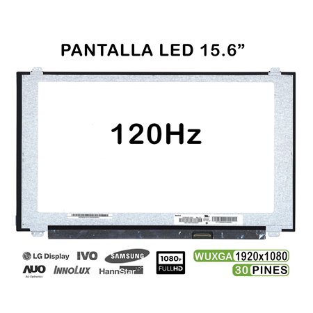 Ecrã LED de 15.6" para Portatil N156Hhe-Ga1 120Hz 1920X1080 30 Pines