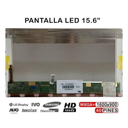 Ecrã LED de 15.6" para Portatil LTN156Kt02 LP156Wd1 Tld1 Tlm1 B156Rw01