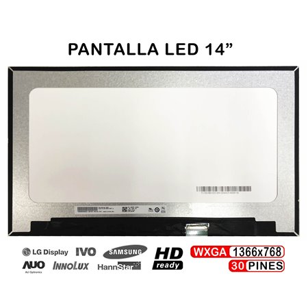 Ecrã LED de 14" para Portatil Nt140Whm-N45 30 Pines