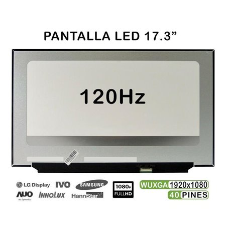 Ecrã LED de 17.3" para Portatil B173Han04.7 1920X1080 120Hz 40 Pines