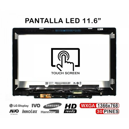 Ecrã LED com Estrutura de 11.6" para Portatil Lenovo Chromebook 300E 2Nd Gen 81Qc Mtk com G-Sensor