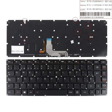 Teclado para Portatil Lenovo Yoga 900 900-13Isk 900-13Isk2