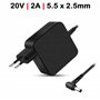 Carregador para Portatil Lenovo IdeaPad U160 U260 20V 2A 40W