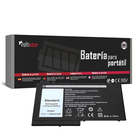 Bateria para Portatil Dell 5Tfcy Ryxxh Nggx5 0Vvxtw 05Tfcy 0Pywg 0Ryxxh 6Mt4T 8V5Gx