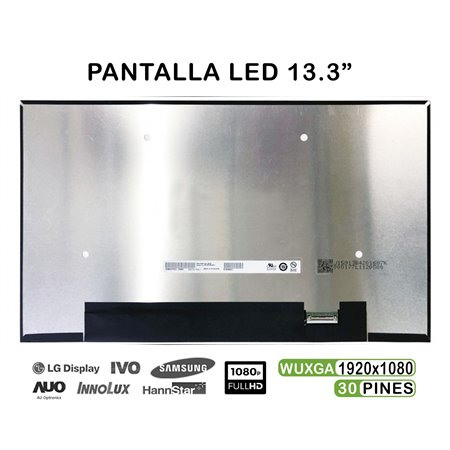 Ecrã LED 13.3" para Portátil Asus Ux333F B133Han05.C H/W:1A F/W:1 30 Pines FHD