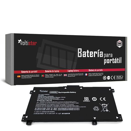 Bateria para Portátil HP Lk03Xl Lko3Xl Lk03048Xl Lk03055Xl 916368-421 916368-541