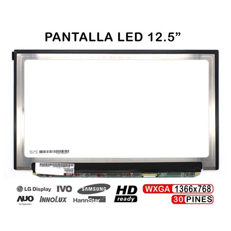 Ecrã LED de 12.5" para Portatil LP125Wh2(Tp)(H1) LP125Wh2 Tp H1