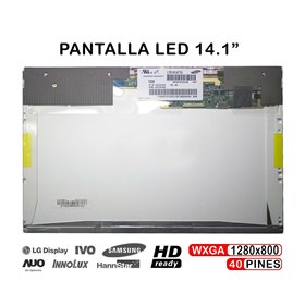 Ecrã LED de 14.1" para Portatil B141Ew05 V.4 LTN141At15-001 LP141Wx5-Tlp3 40 Pines Ecrã LED de 14.1" para Portatil B141Ew05 V.4 LTN141At15-001 LP141Wx5-Tlp3 40 Pines