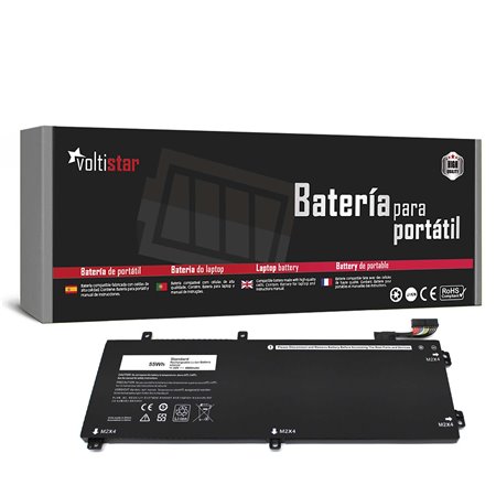 Bateria para Portátil Dell XPS 15 9550 9560 9570 7590 Precision 5510 5520 5530 H5H20