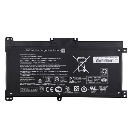 Bateria para Portatil HP Pavilion X360 14-Ba Series Bk03Xl Hstnn-Lb7S 916811-855 916811-855