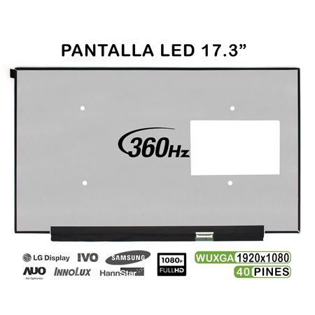 Ecrã LED de 17.3" para Portatil Ne173Fhm-Nz6 V8.0 360Hz FHD 40 Pines