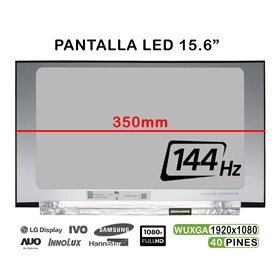 Ecrã LED de 15.6" para Portatil N156Hma-Ga1 144Hz FHD 40 Pines