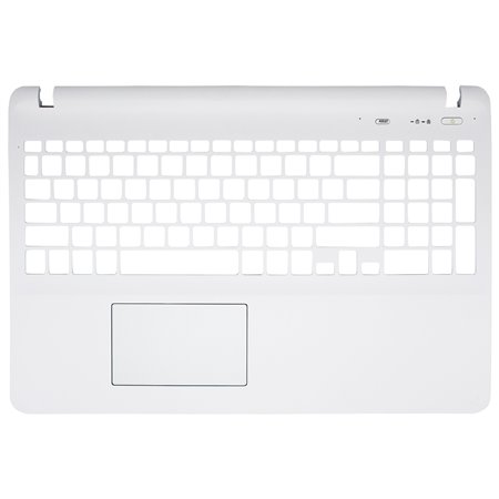 Carcaça Superior Teclado para Portatil Sony Vaio SVF152 Série SVF152C29M Branco Intro Pequeno