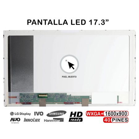 Ecrã LED de 17.3" para Portatil LTN173Kt01-D01 LTN173Kt02-801 N173Fge-L23