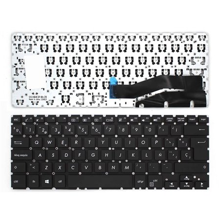 Teclado para Portatil Asus VivoBook Flip 14 Tp410 Tp410U Tp410Ua Tp410Uf Tp410Ur Tp401