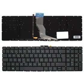 Teclado Retroiluminado Verde para Portatil HP Pavilion 15-Ab Series (Intro Grande)