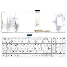 Teclado para Portatil Toshiba Satellite C50-A C50D-A Branco