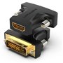 Adaptador HDMI Vention AILB0/ HDMI Fêmea - DVI (24+1) Macho