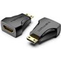 Adaptador HDMI AISB0/ Mini HDMI Macho - HDMI Fêmea