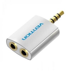 Adaptador Audio Vention BDAW0, Jack 3.5 Macho - 2x Jack 3.5 Fêmea, Branco Adaptador Audio Vention BDAW0/ Jack 3.5 Macho - 2x Jack 3.5 Fêmea/ Branco