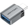 Adaptador USB 3.0 Vention CDQH0/ USB Tipo-C Macho - USB Fêmea