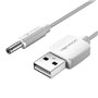 Cabo Conversor USB Vention CEXWD/ USB Macho - DC 3.5mm Macho/ 50cm/ Branco