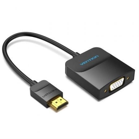 Conversor Vention 42154/ HDMI Macho - VGA Fêmea/ 15cm/ Preto