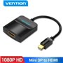 Adaptador Vention HBCBB/ Mini Displayport Macho - HDMI Fêmea