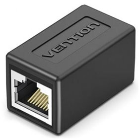 Adaptador Conector RJ45 Vention IPVB0, Cat.6 FTP, RJ45 Fêmea - RJ45 Fêmea, Preto Adaptador Conector RJ45 Vention IPVB0/ Cat.6 FTP/ RJ45 Fêmea - RJ45 Fêmea/ Preto