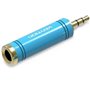 Adaptador Jack Vention VAB-S04-L/ Jack 3.5 Macho - Jack 6.5 Fêmea/ Azul