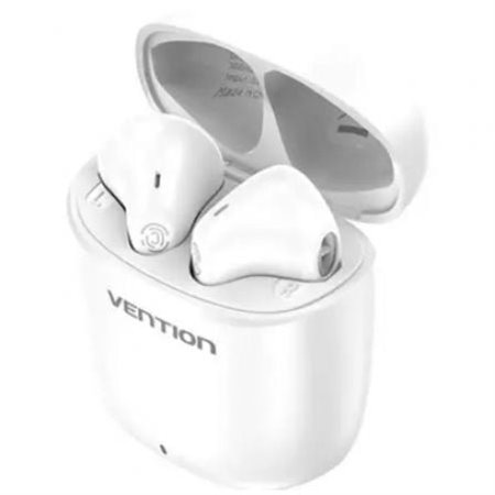 Auriculares Bluetooth Vention NBGW0 com caixa de carregamento/ Autonomía 7h/ Brancos