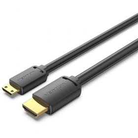 Cabo HDMI 4K Vention AGHBG/ HDMI Macho - Mini HDMI Macho/ 1.5m/ Preto