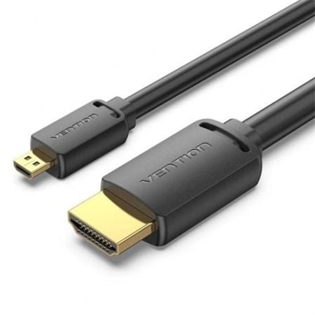 Cabo Micro HDMI 2.0 4K Vention AGIBH/ HDMI Macho - Micro HDMI Macho/ 2m/ Preto