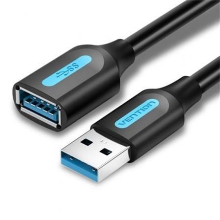 Extensão USB 3.0 Vention CBHBI/ USB Macho - USB Fêmea/ 5Gbps/ 3m/ Preto