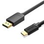 Cabo Conversor Vention CGYBF/ USB Tipo-C Macho - Displayport Macho/ 1m/ Preto